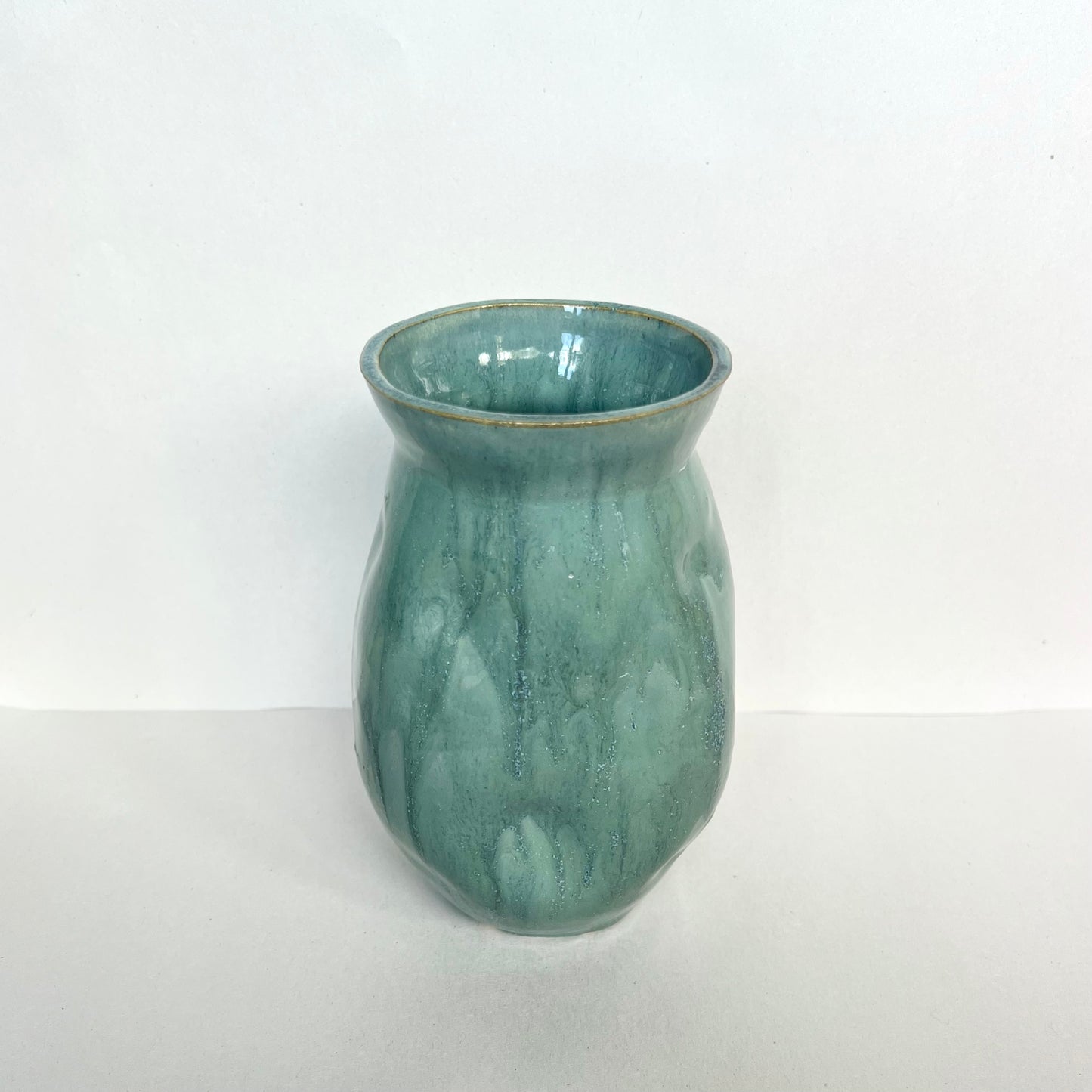 Teal Temptress Vase