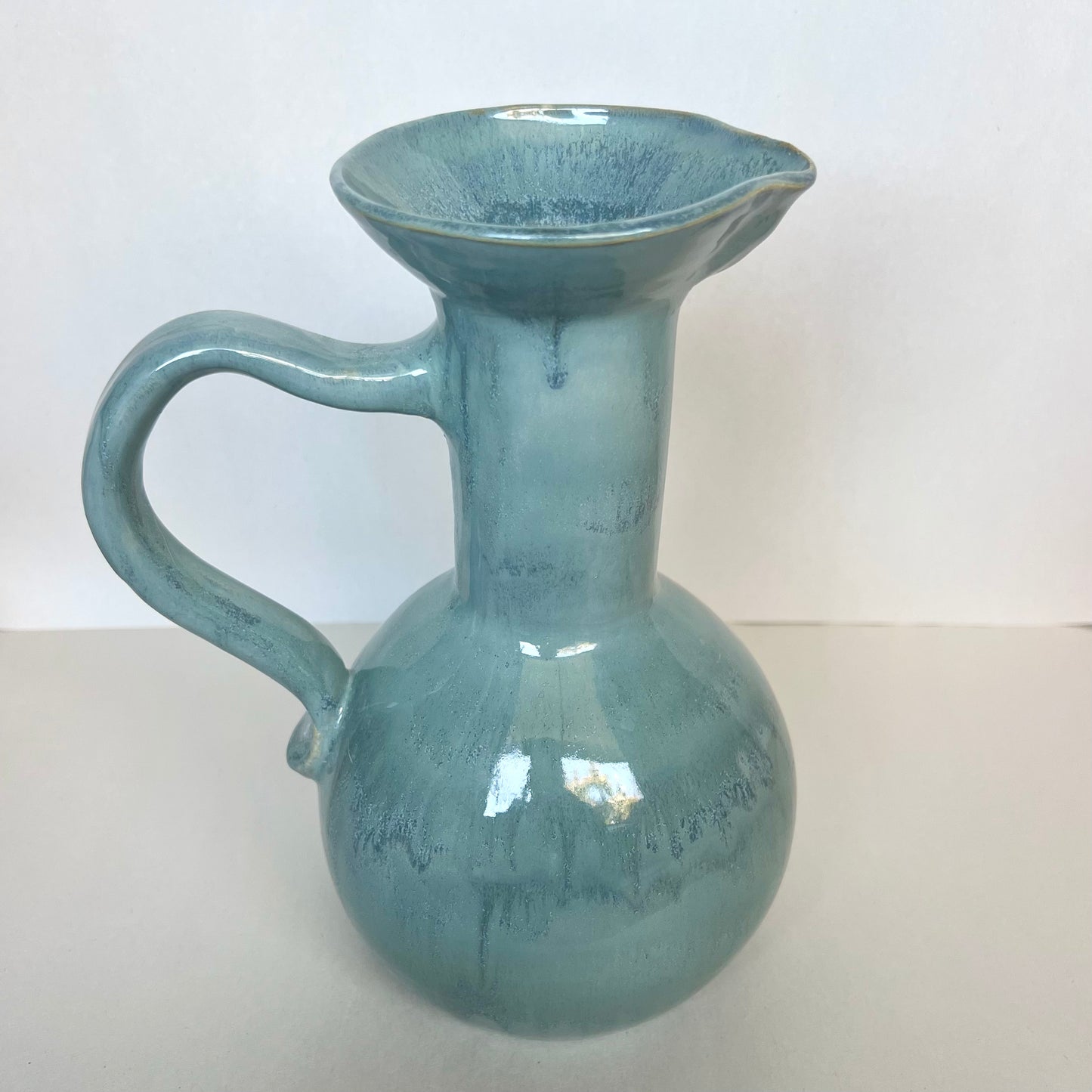 Custom Teal Temptress Wine Decanter