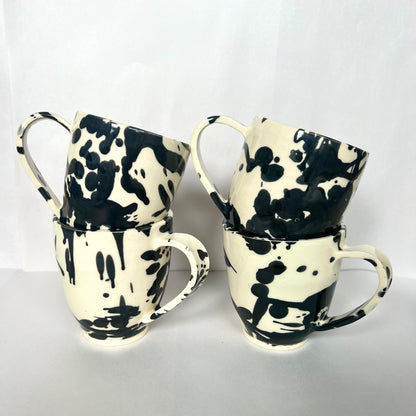 Juego de tazas abstractas