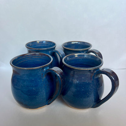 Juego de tazas de mezclilla personalizadas con efecto piedra