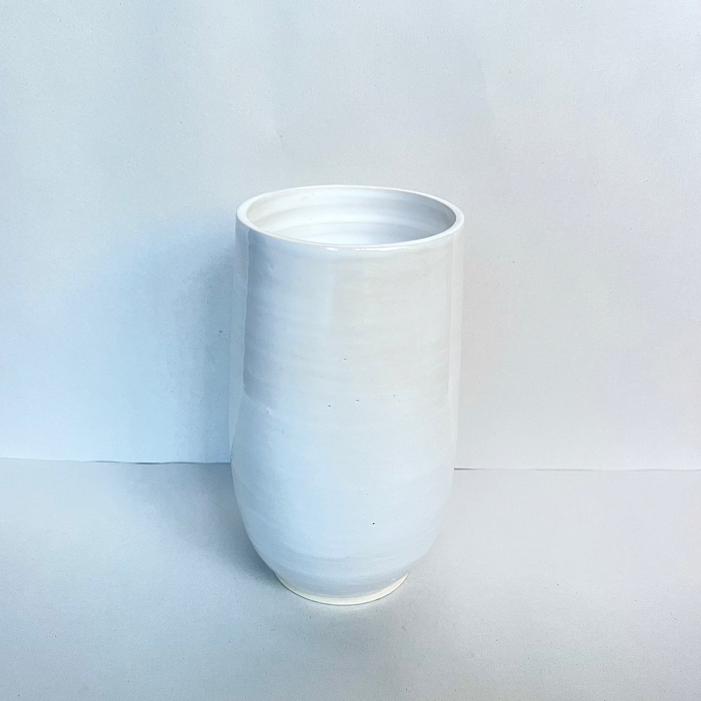 Custom White Vase